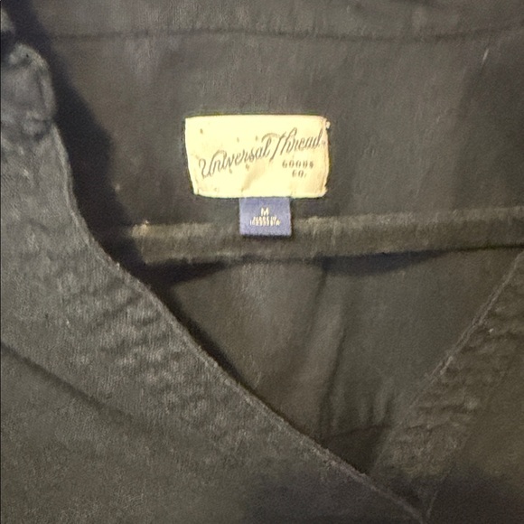 Universal Thread Black Button Down Shirt - Picture 2 of 2